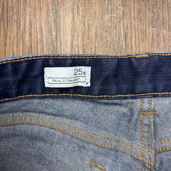 Gap 1969 Real Straight Jeans Mid Rise Women’s Size 25 - Picture 4 of 9